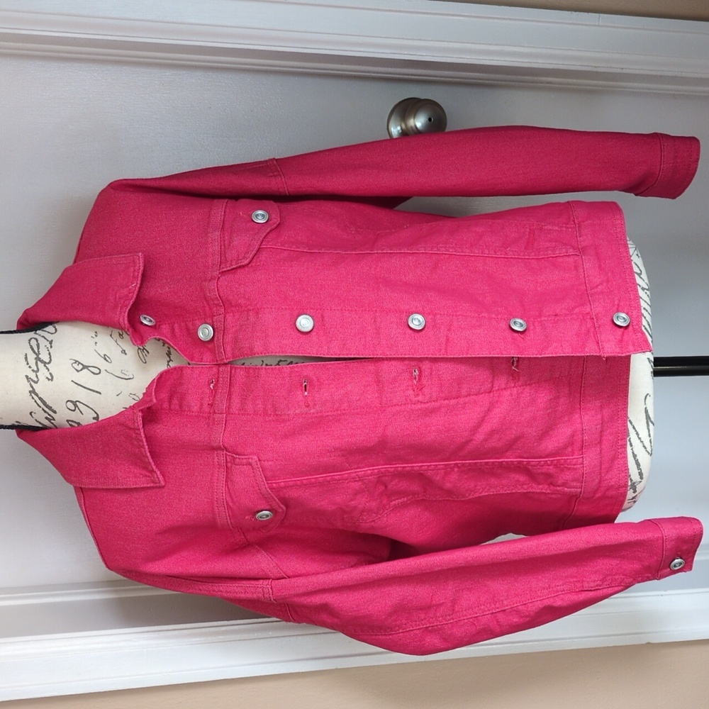 Eiffel Tower / Paris jean jacket - Picture 2 of 3